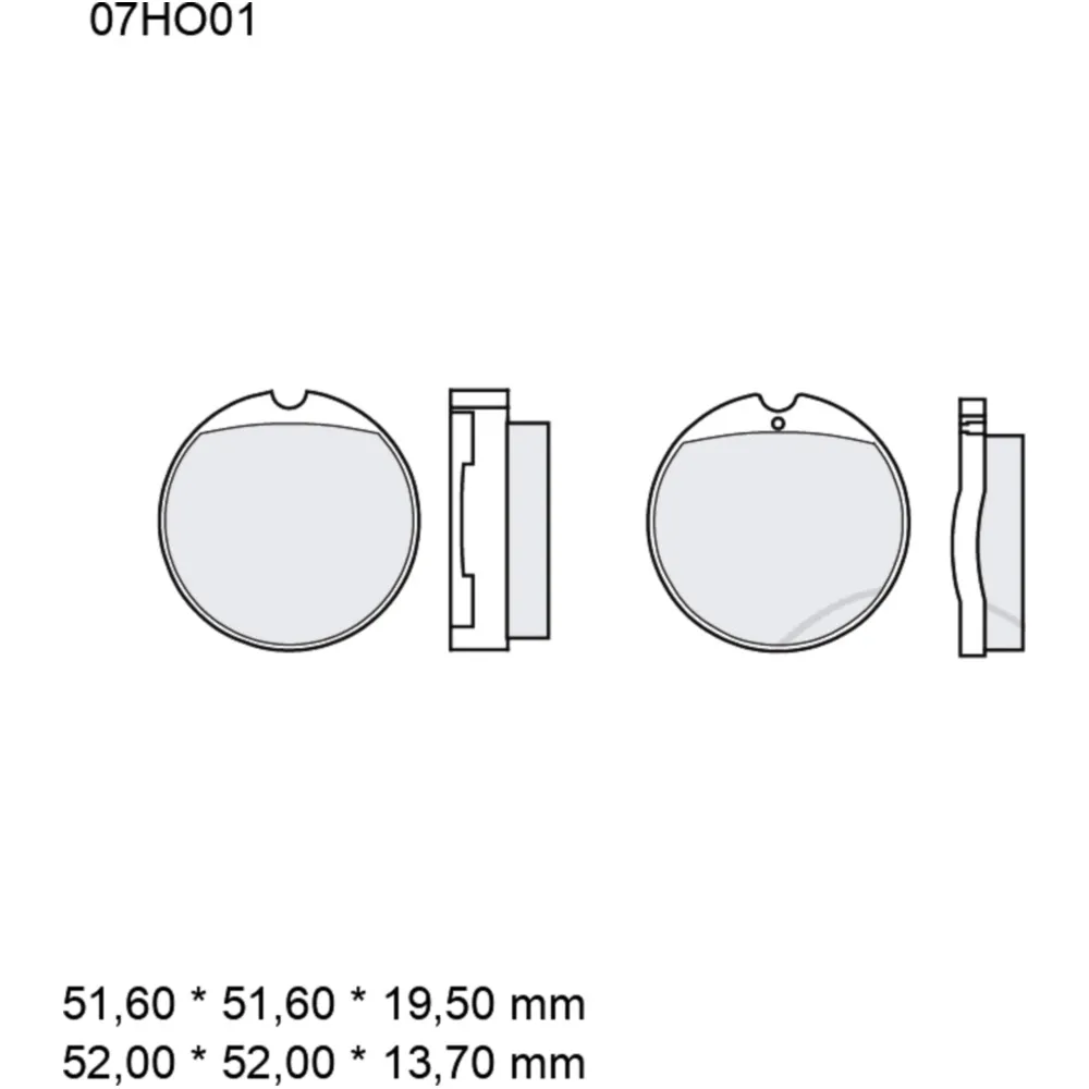 Bremsklotz Carbon Keramik Brembo passend für: Honda CB, CJ_0