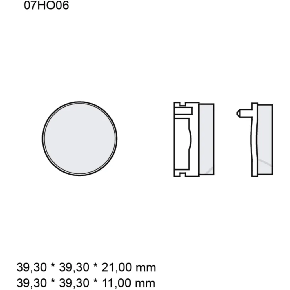 Bremsklotz Carbon Keramik Brembo Alternative: 7326051 passend f