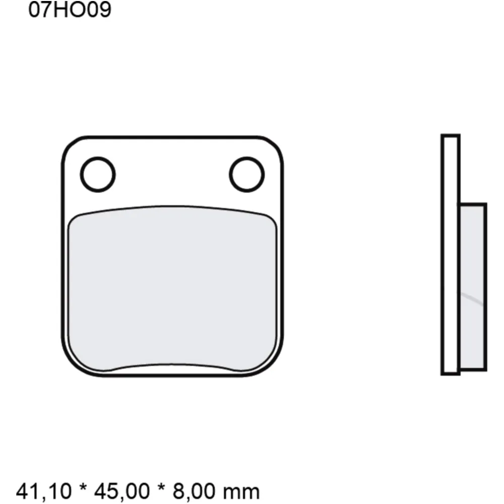 Bremsklotz Sinter SD Brembo Alternative: 7322738 passend für: D