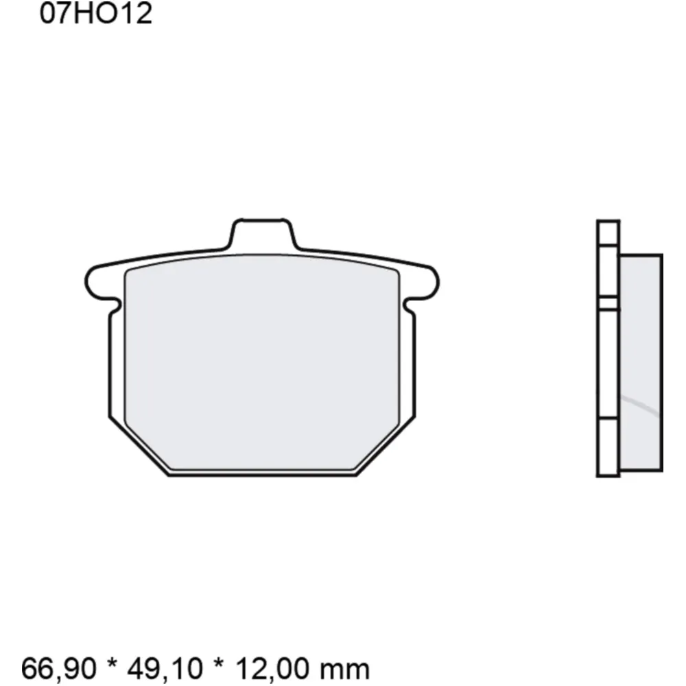 Bremsklotz Carbon Keramik Brembo Alternative: 7326135 passend f