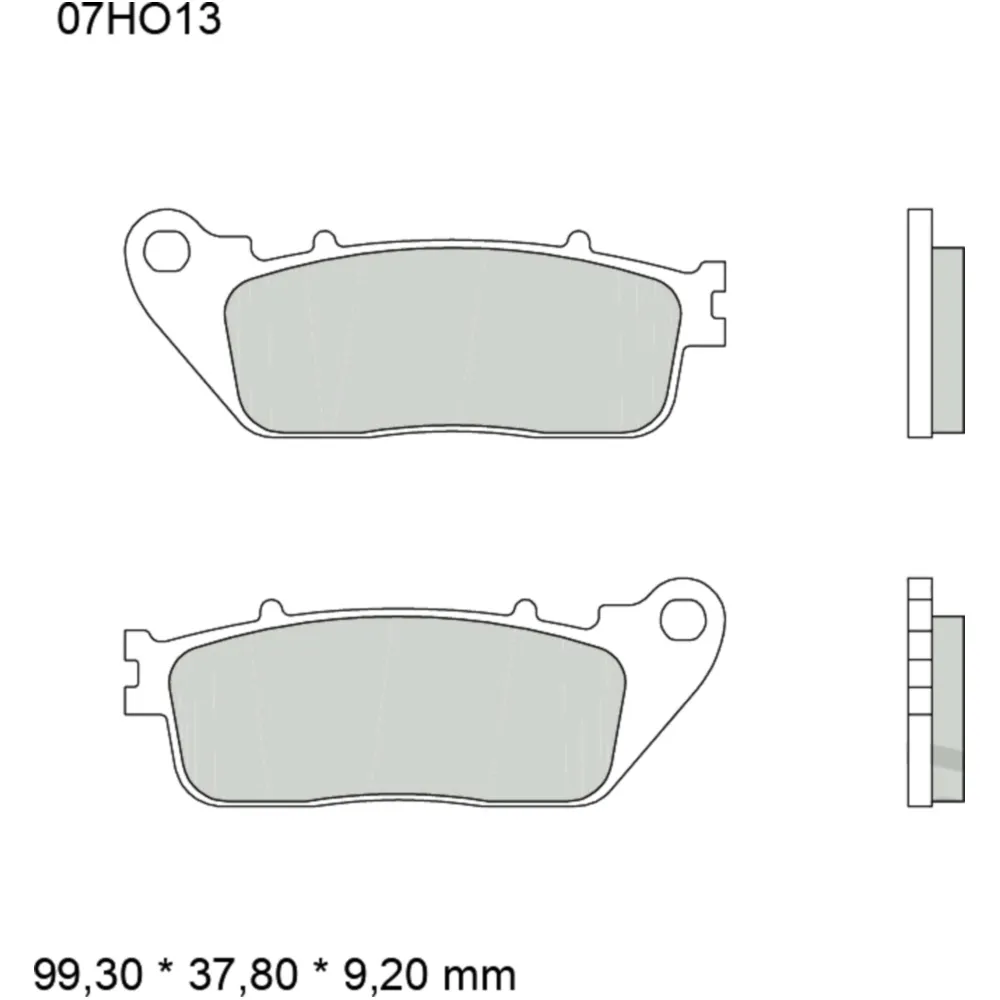 Bremsklotz Carbon Keramik CC Brembo Alternative: 7322654 passen
