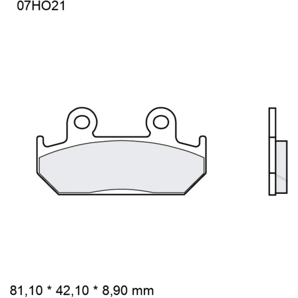 Bremsklotz Sinter vorne SA Brembo Alternative: 7328594 passend