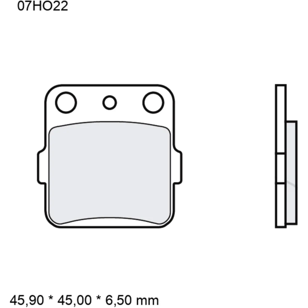 Bremsklotz Sinter SD Brembo Alternative: 7377773 passend für: Y