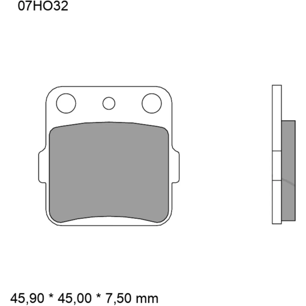Bremsklotz Sinter SD Brembo Alternative: 7376999 passend für: H
