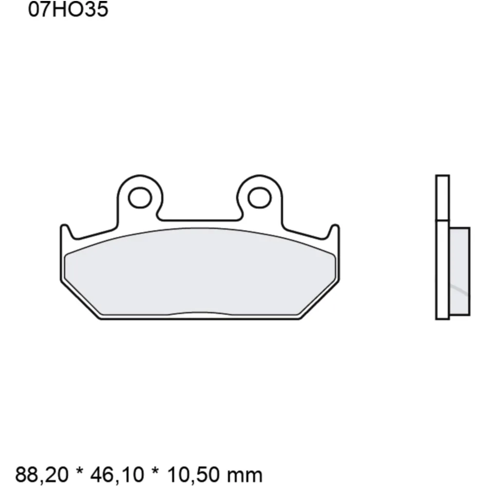 Bremsklotz Sinter vorne SA Brembo Alternative: 7328628 passend