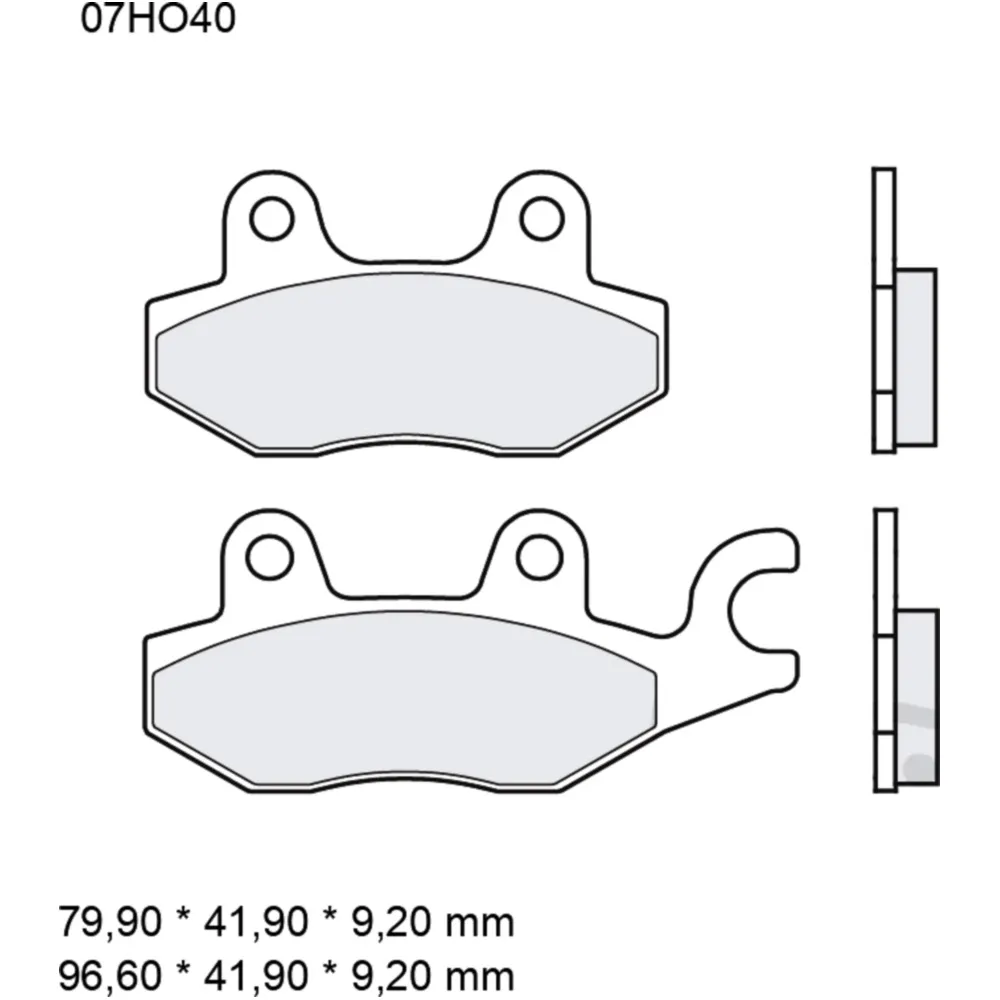 Bremsklotz Carbon Keramik Brembo Alternative: 7377658 passend f