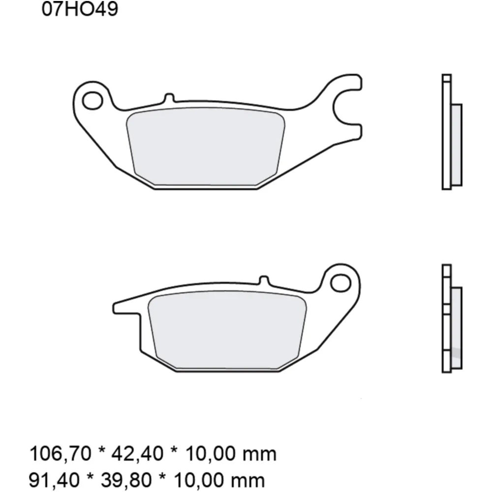 Bremsklotz Carbon Keramik Brembo Alternative: 7324288 passend f