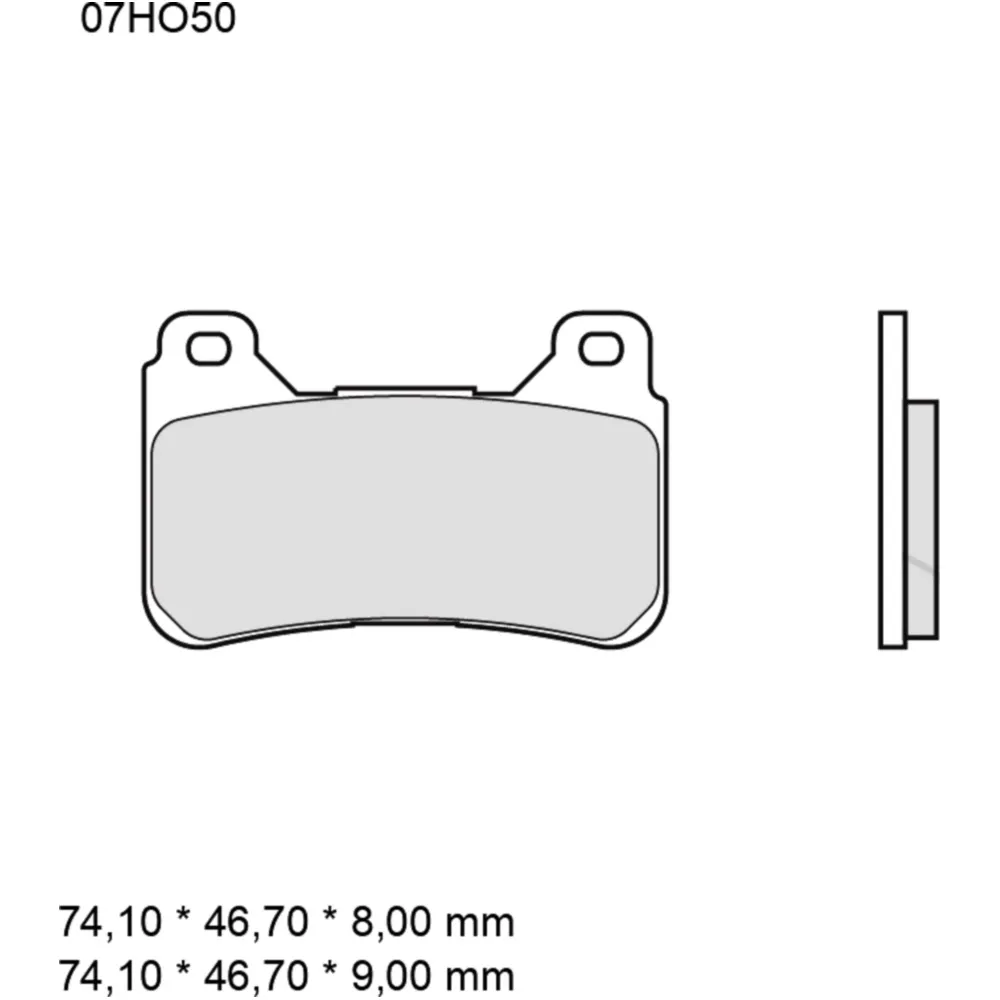 Bremsklotz Sinter LA Brembo Alternative: 7320385 passend für: H