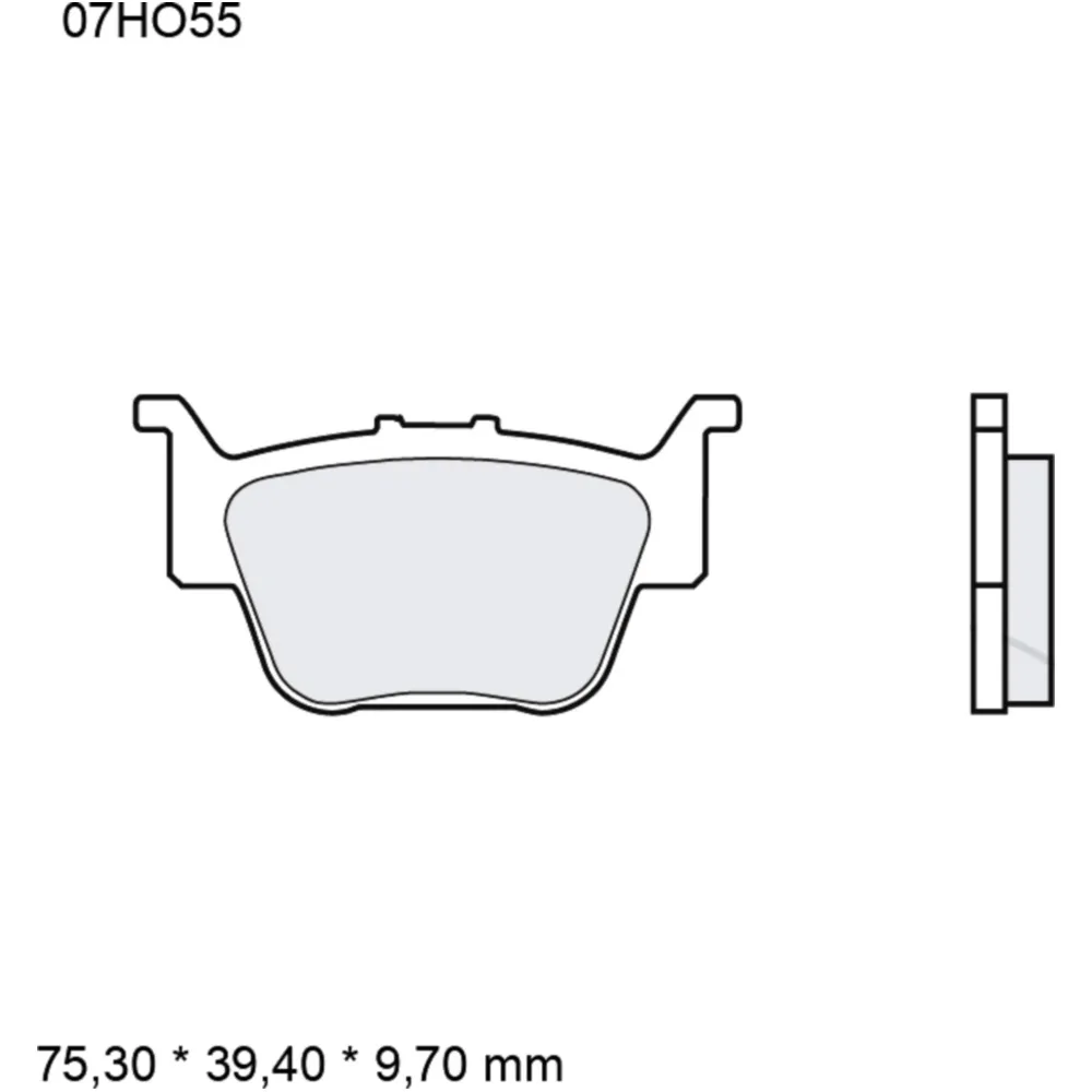 Brake pads sintered off - road sd BREMBO alternative: 7325756 f