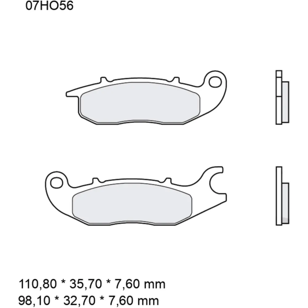 Bremsklotz Carbon Keramik Brembo Alternative: 7320492 passend f