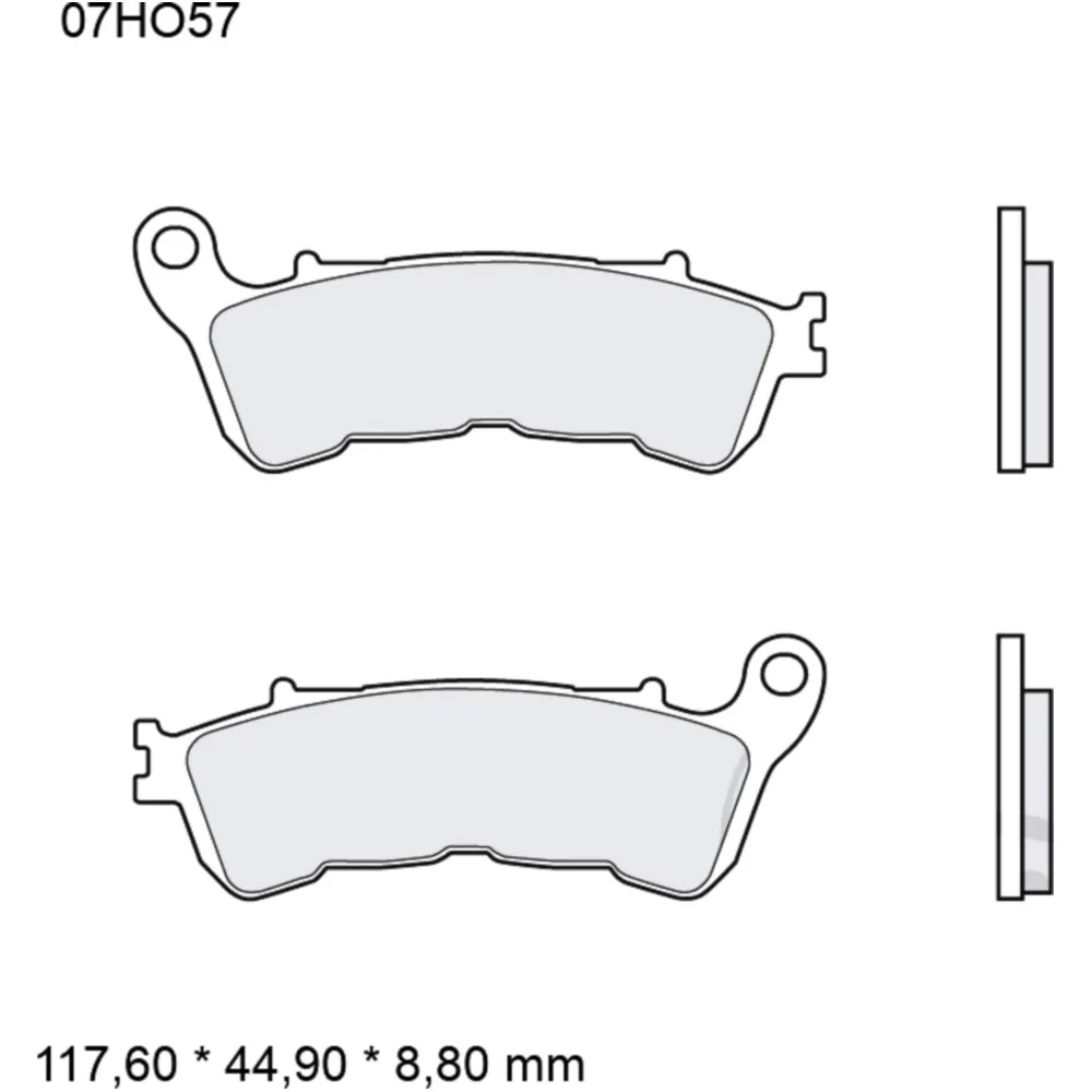 Bremsklotz Sinter LA Brembo Alternative: 7320435 passend für: H