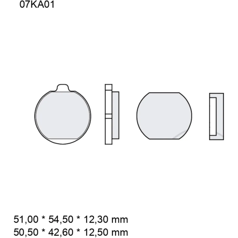 Bremsklotz Carbon Keramik Brembo Alternative: 7320501 passend f