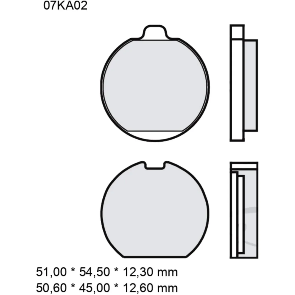 Bremsklotz Carbon Keramik Brembo Alternative: 7326473 passend f