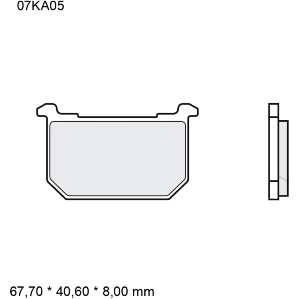 Bremsklotz Carbon Keramik Brembo Alternative: 7326770 passend f