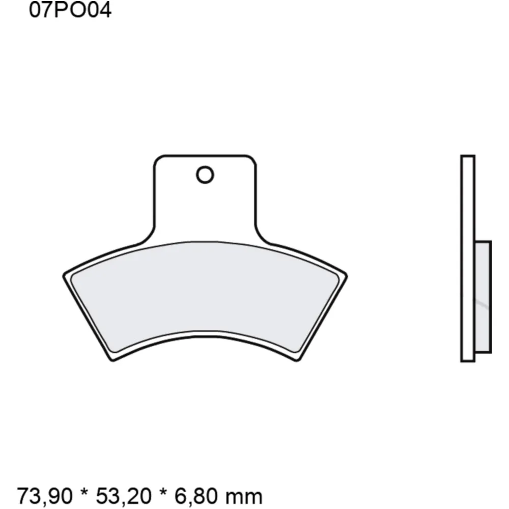 Bremsklotz Sinter SD Brembo Alternative: 7320026 passend für: P