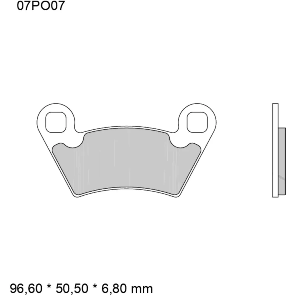 Bremsklotz Sinter SD Brembo Alternative: 7320024 passend für: P
