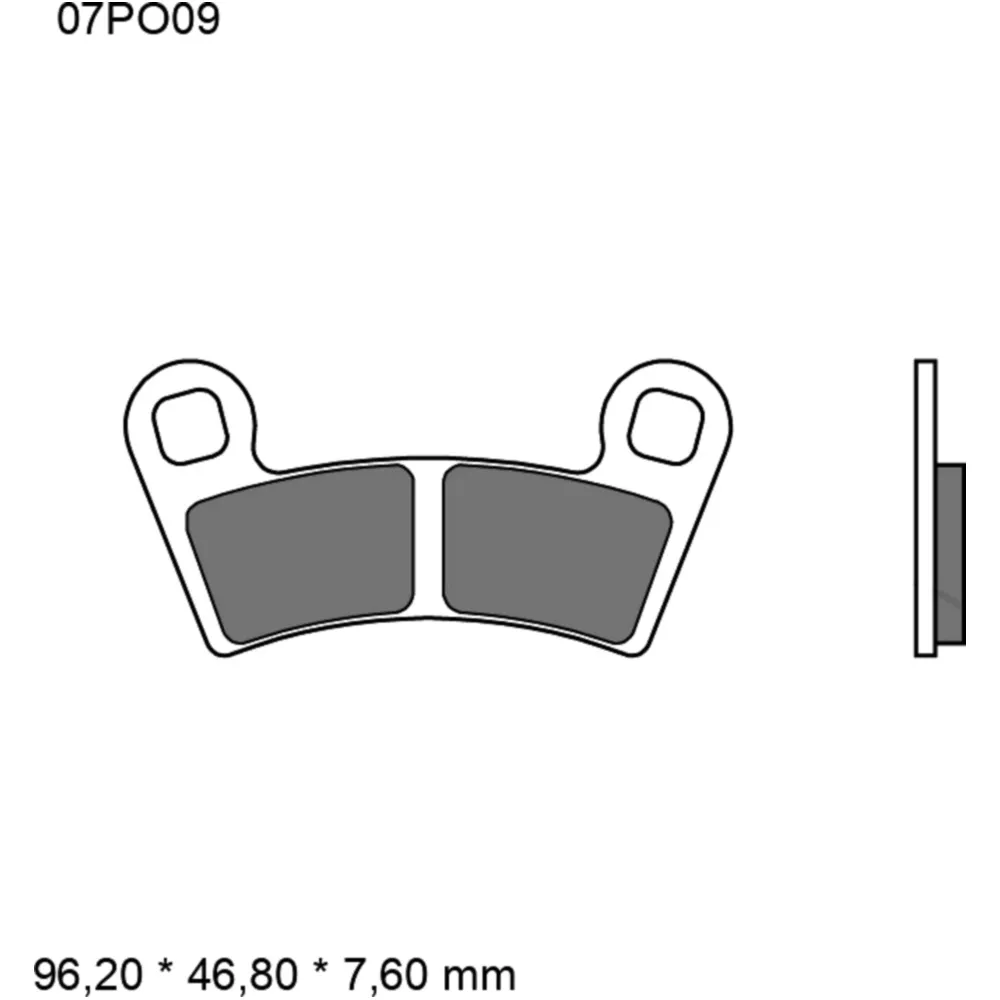 Bremsklotz Sinter SD Brembo Alternative: 7370015 passend für: P