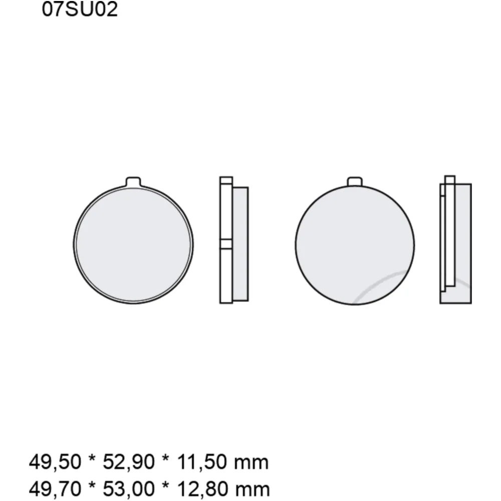 Bremsklotz Carbon Keramik Brembo Alternative: 7326283 passend f