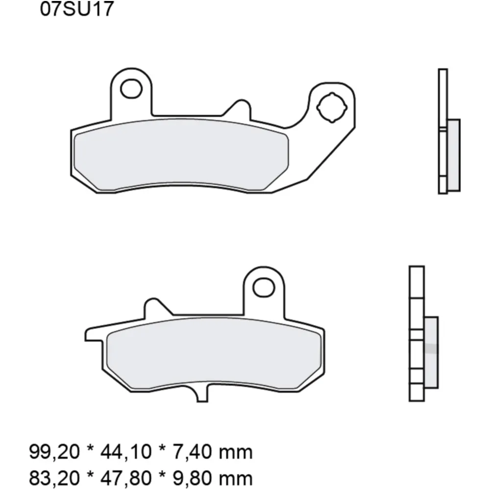 Bremsklotz Sinter hinten SP Brembo Alternative: 7376900 passend