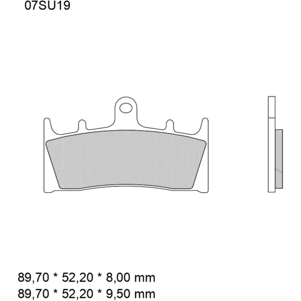 Bremsklotz Sinter LA Brembo Alternative: 7328727 passend für: K