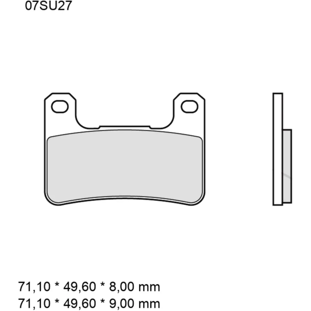 Bremsklotz Sinter LA Brembo Alternative: 7320476 passend für: K
