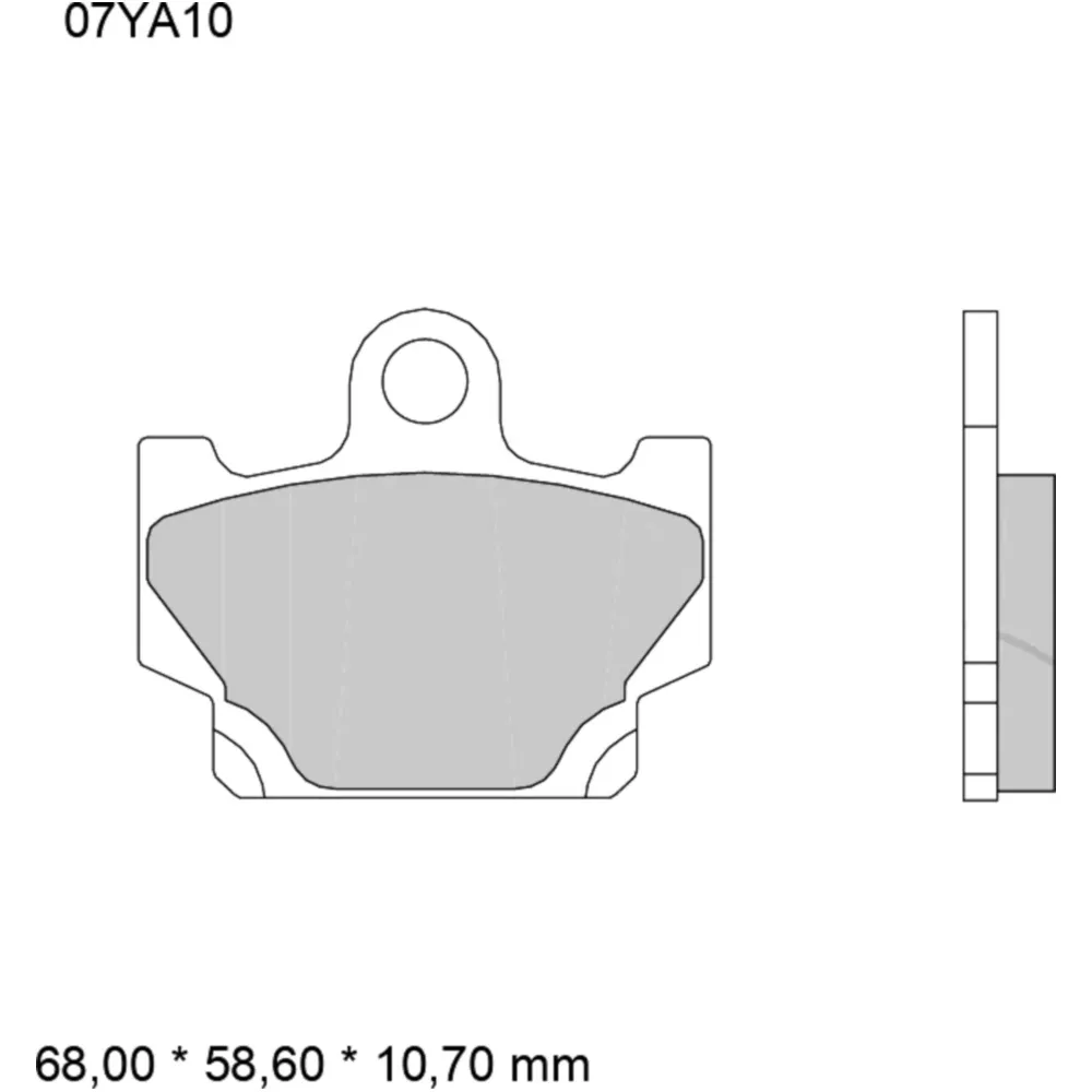 Bremsklotz Carbon Keramik Brembo Alternative: 7326903 passend f