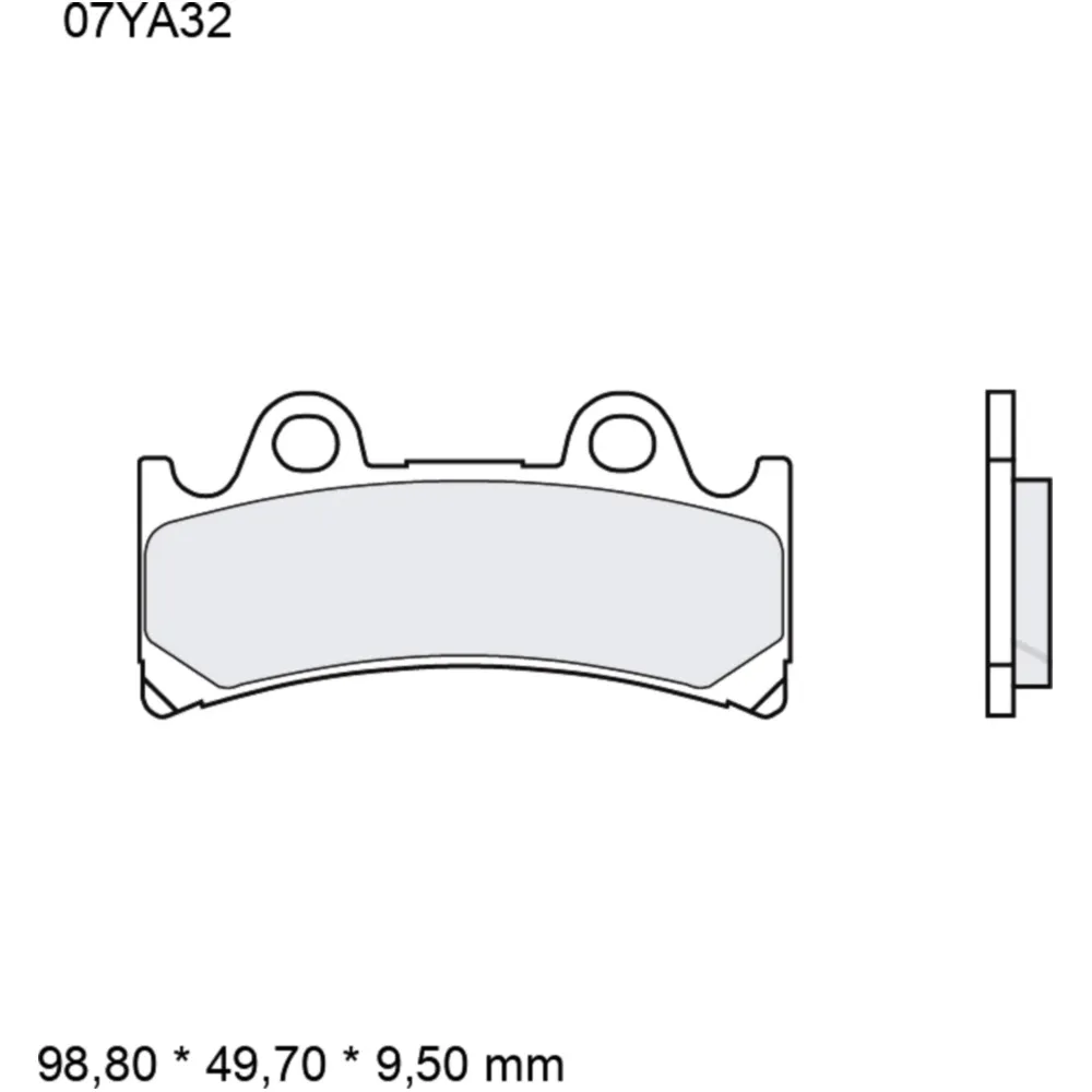 Bremsklötze Sinter für vorne SA Brembo_0