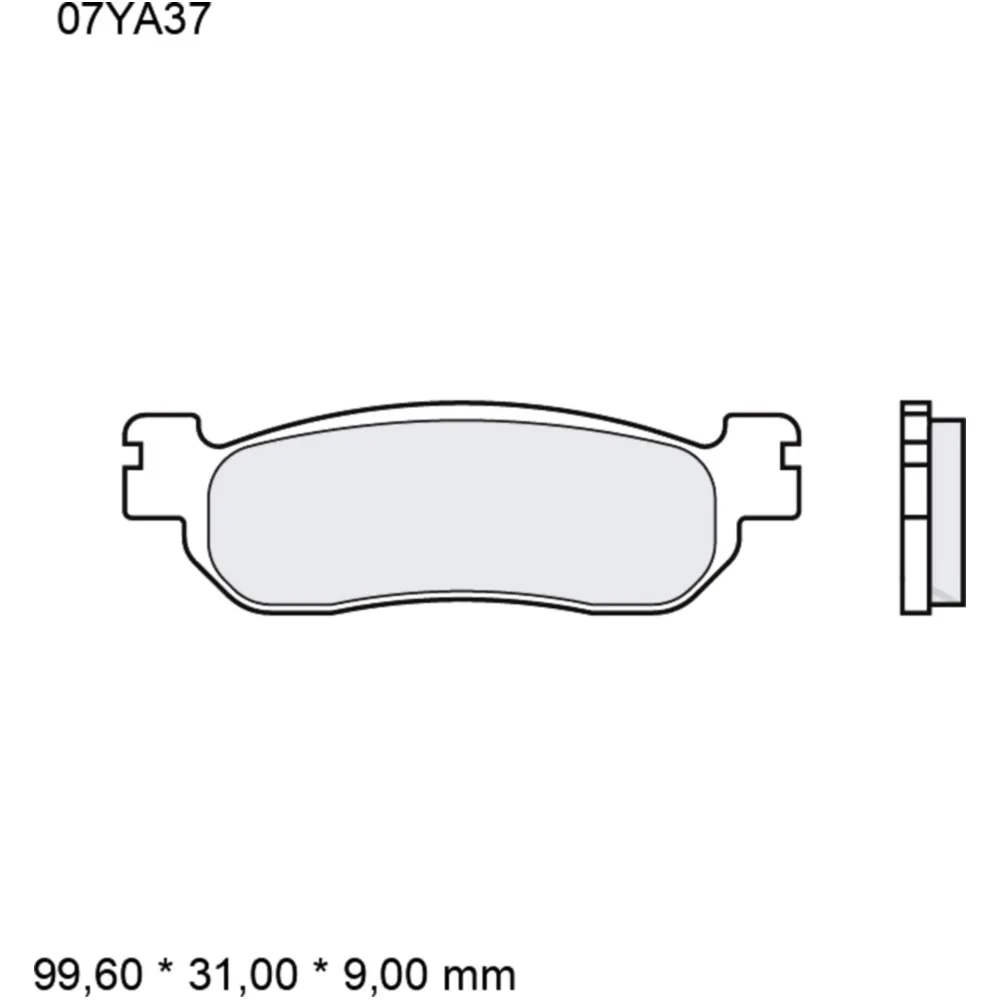 Bremsklotz Sinter hinten SP Brembo Alternative: 7320609 passend