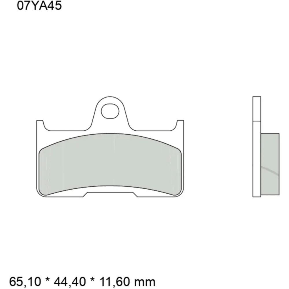 Bremsklotz Sinter SD Brembo Alternative: 7320419 passend für: Y