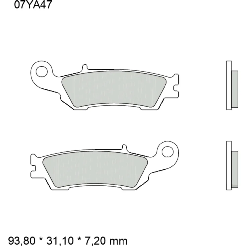 Sintered Bremsbelag SD für Off-Road_0
