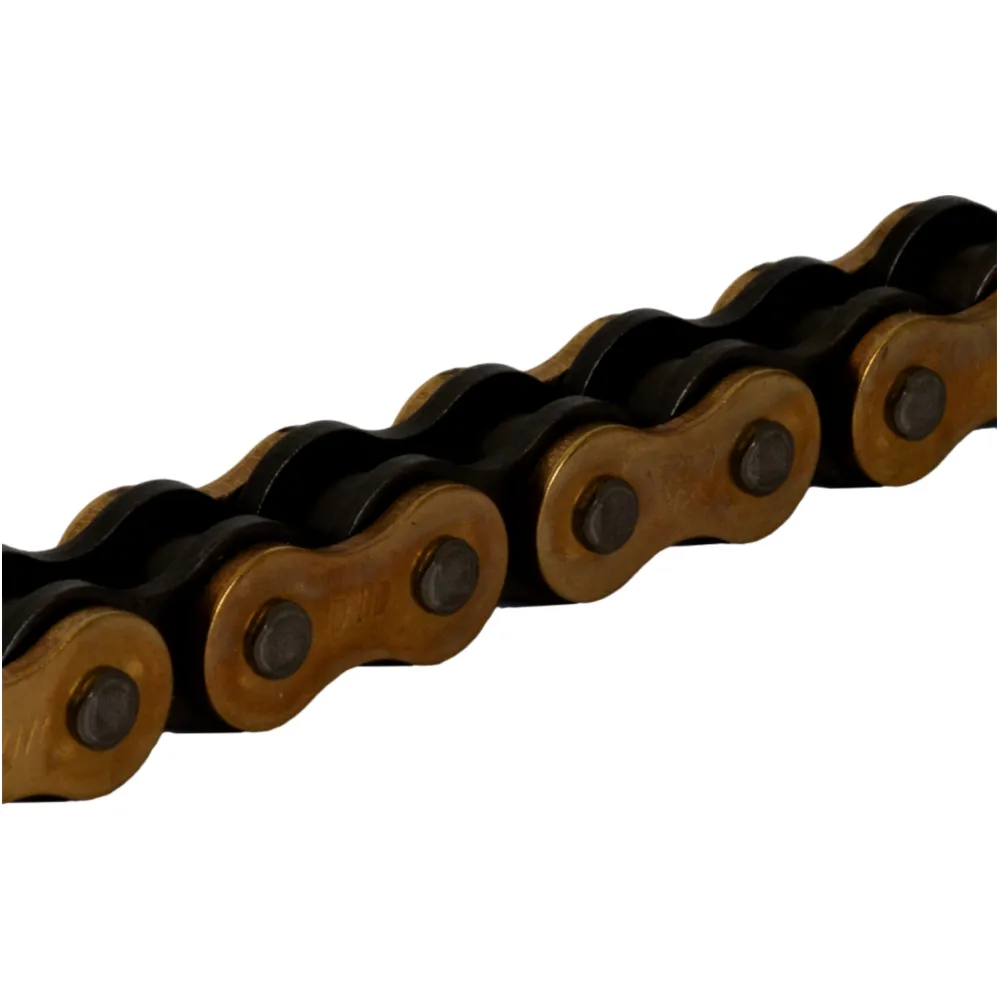 DID non o - ring chain gold/black 520mx/116 open chain with cli