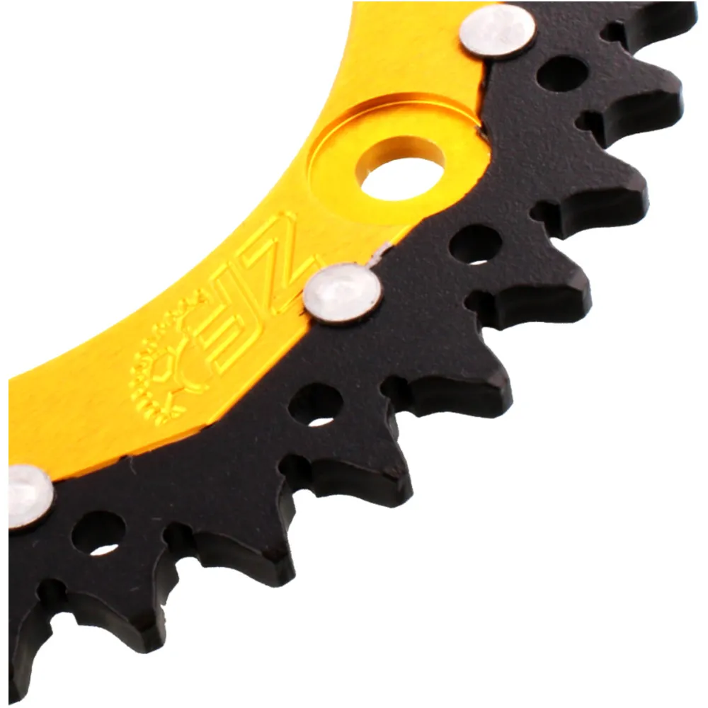 Rear sprocket dual 42 tooth pitch 520 gold ZF inner diameter 13