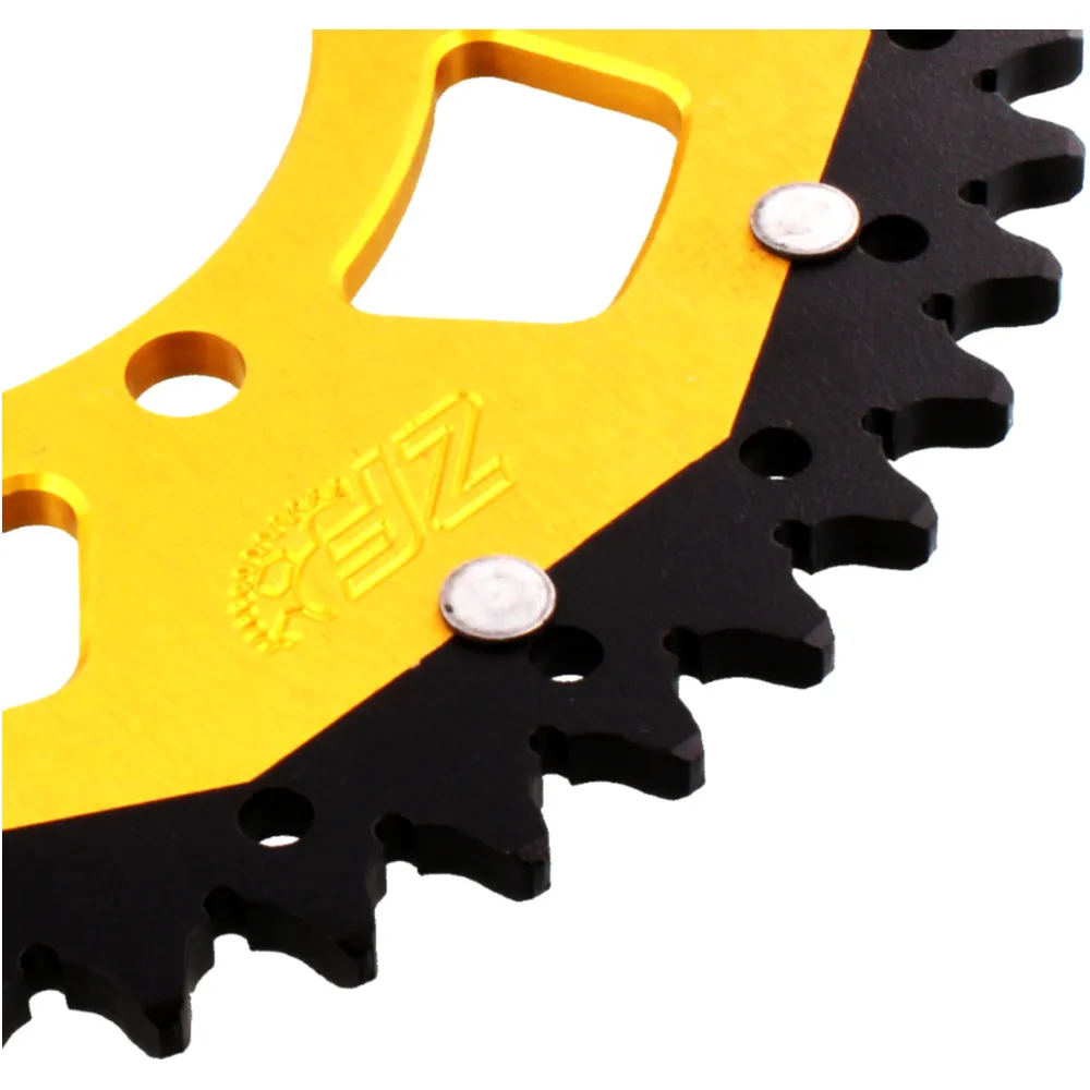 Rear sprocket dual 48 tooth pitch 520 gold ZF inner diameter 10