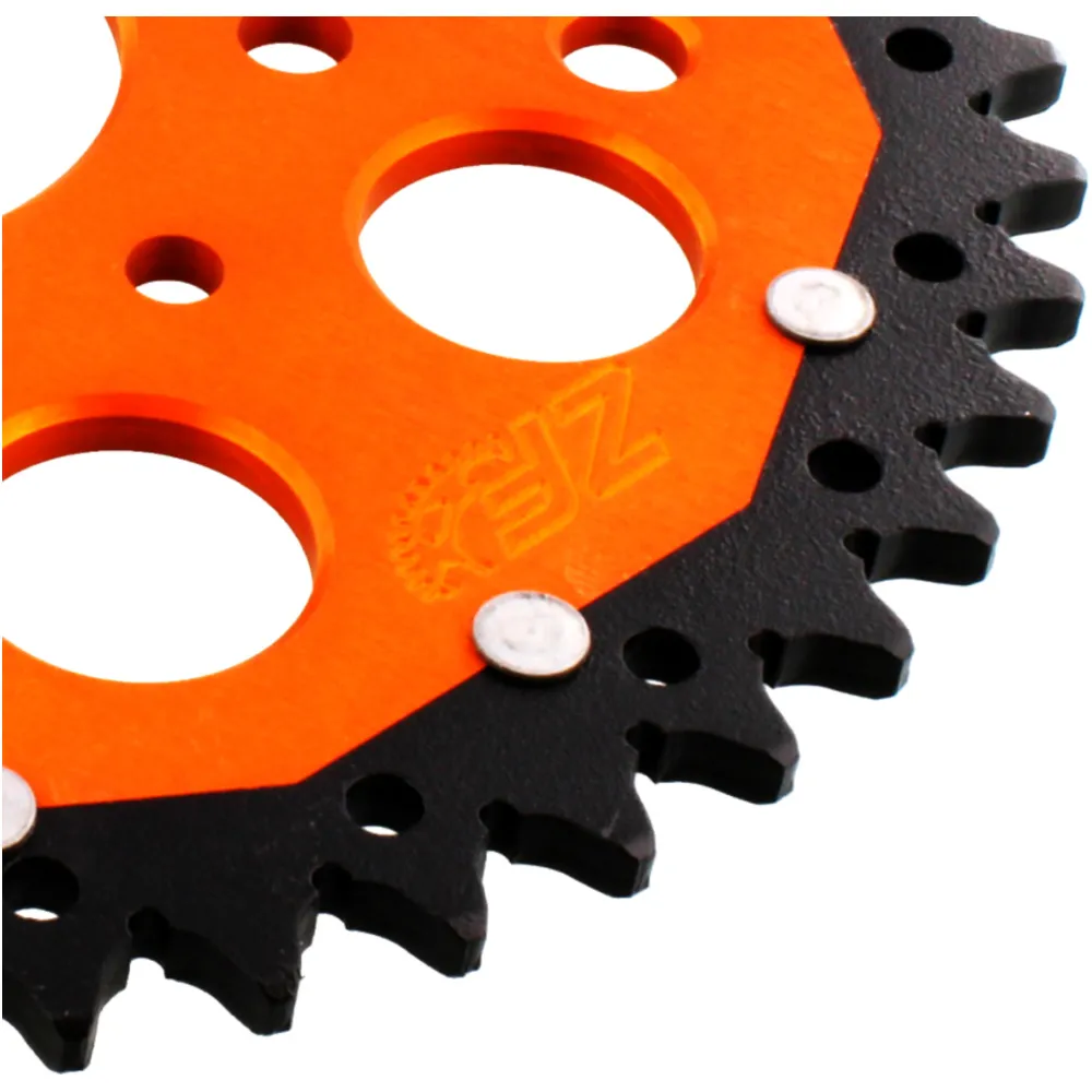 Kettenrad Dual 45Z Teilung 520 orange ZF Innendurchmesser 058 L