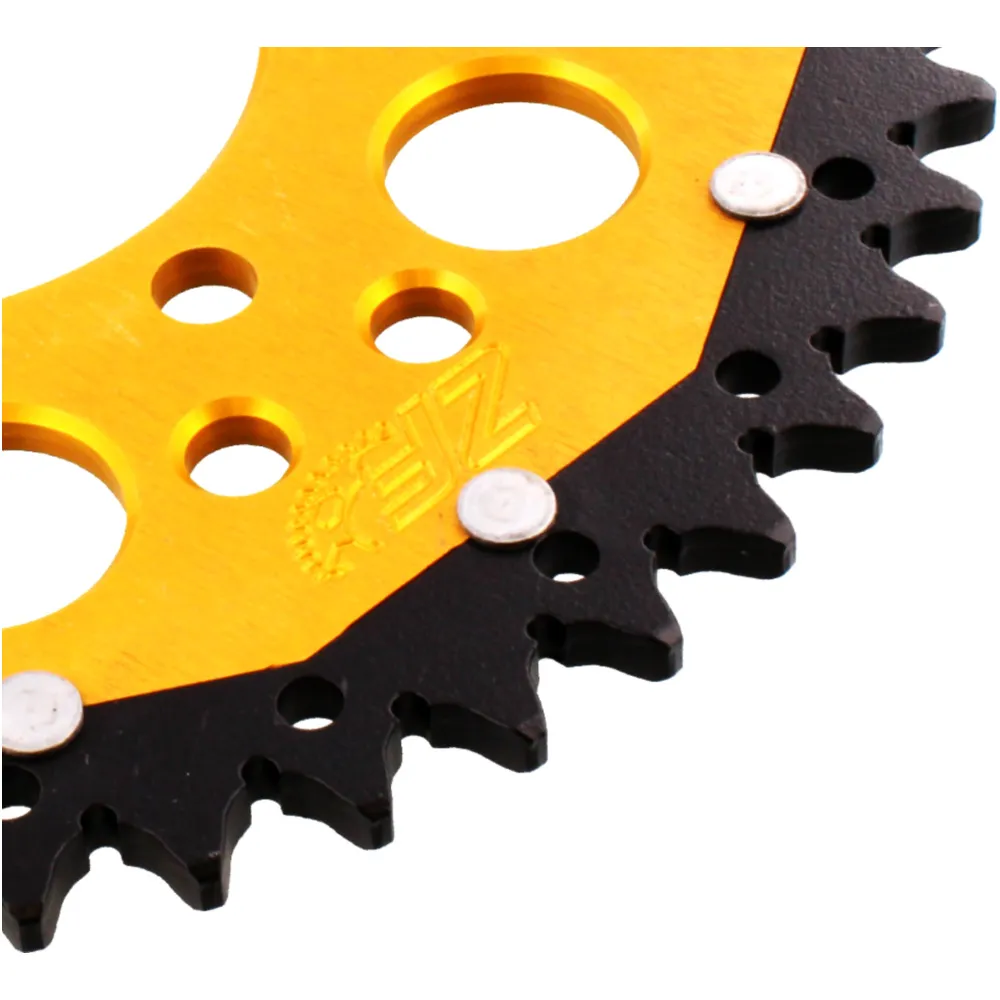 Rear sprocket dual 45 tooth pitch 520 gold ZF alternative: 7582