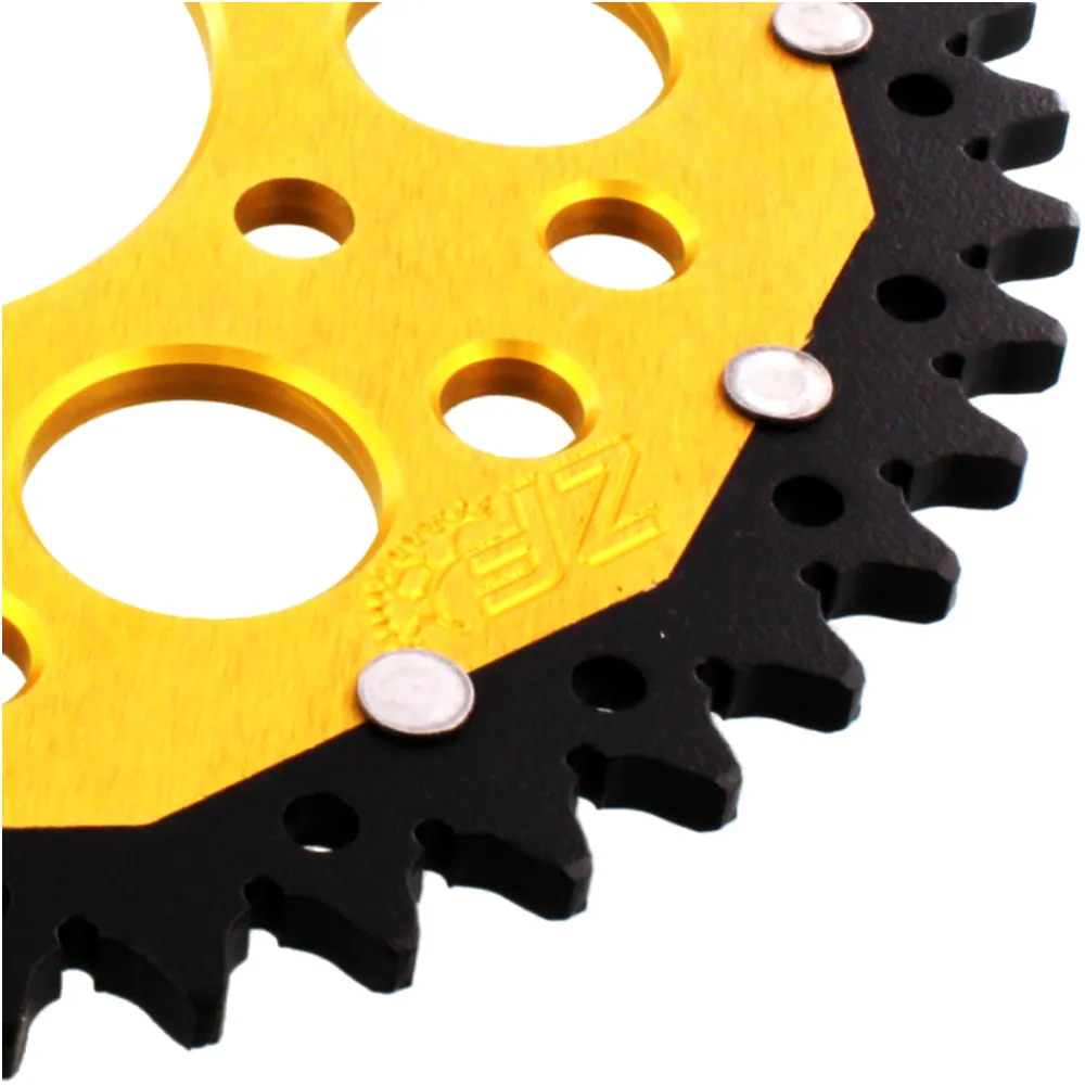 Rear sprocket dual 46 tooth pitch 520 gold ZF inner diameter 08