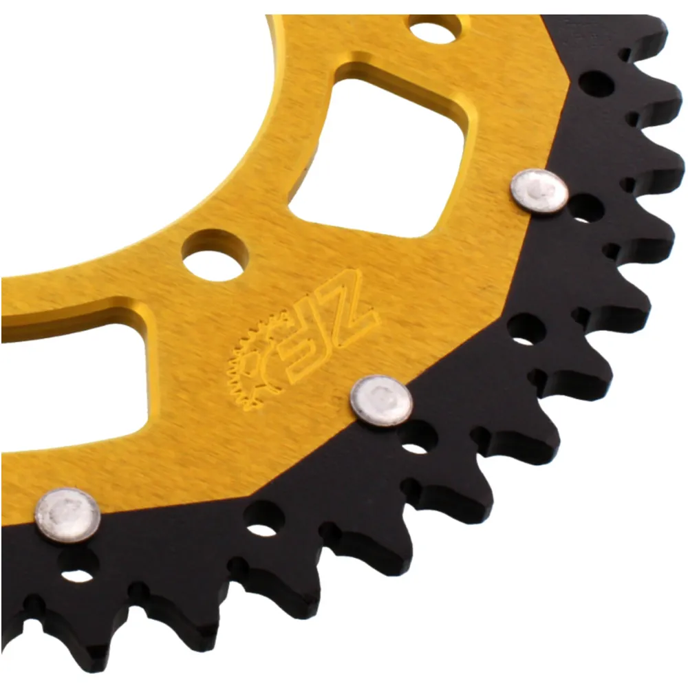 Rear sprocket dual 48 tooth pitch 520 gold inner diameter 110 b