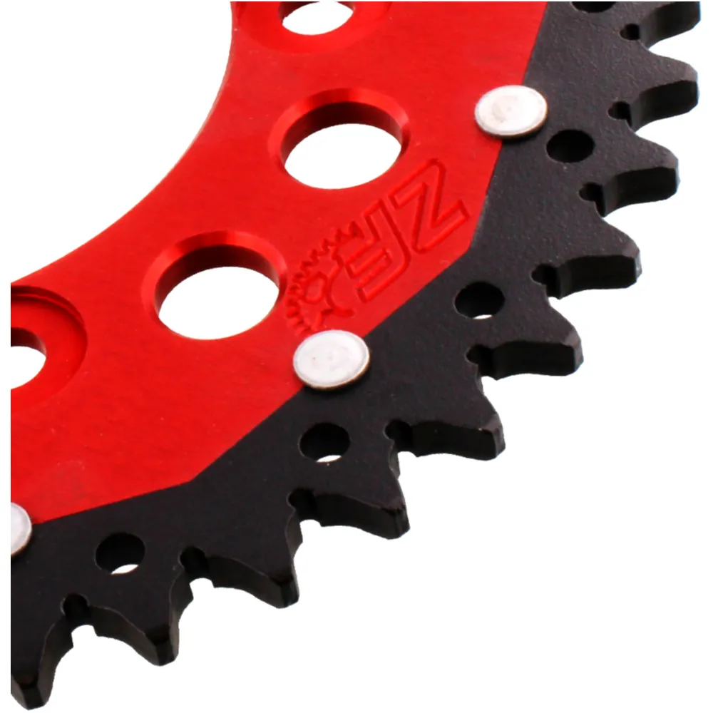 Rear sprocket dual 44 tooth pitch 520 red ZF inner diameter 100