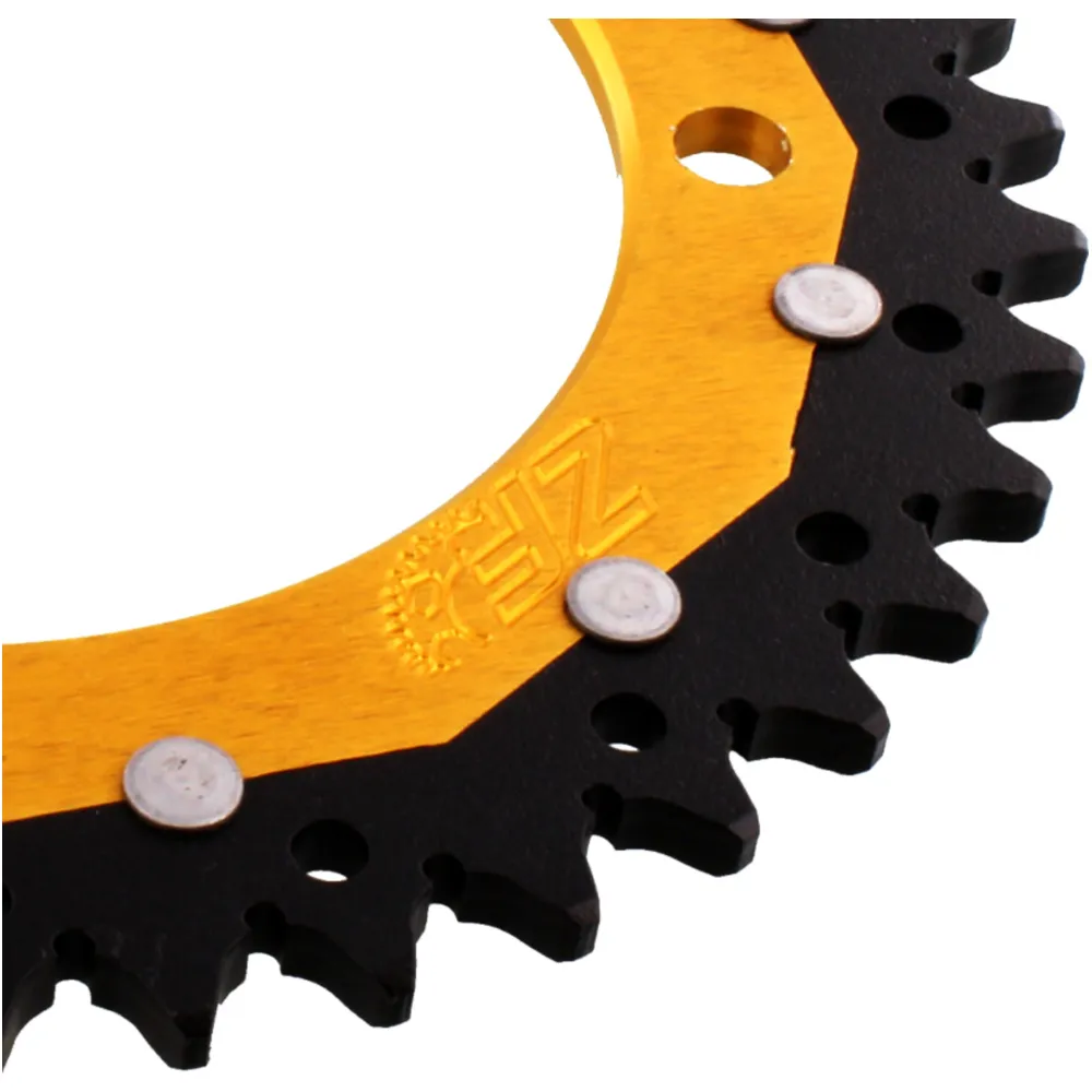 Rear sprocket dual 40 tooth pitch 520 gold ZF inner diameter 12