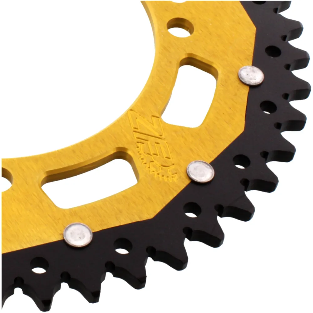 Rear sprocket dual 47 tooth pitch 520 gold inner diameter 125 b