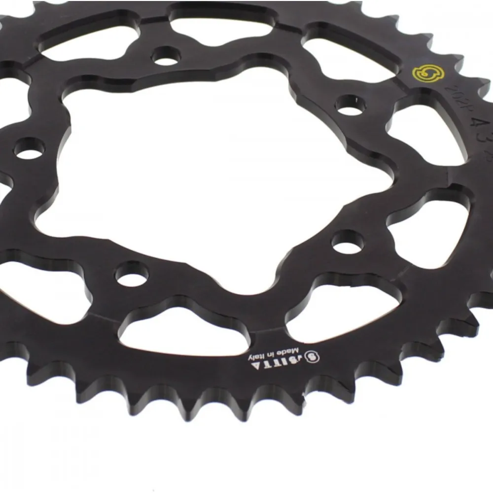 Alu-Kettenrad 43Z Teilung 525 schwarz 202P_52543N_1