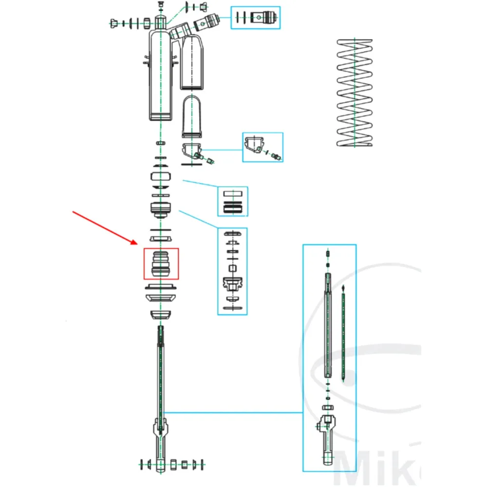Bump Stop for Shock Absorber KYB 18X35X59_1