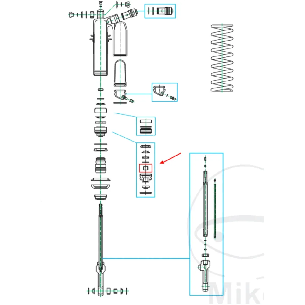 Buchse Federbein Kayaba 12. 5X15X1. 2 passend für: Kawasaki KX,