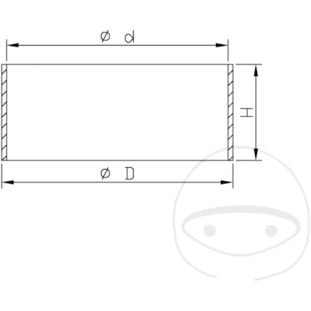 Fork slide bush SET KAYABA 46X48X20 for: Husqvarna TE, WR, TC,