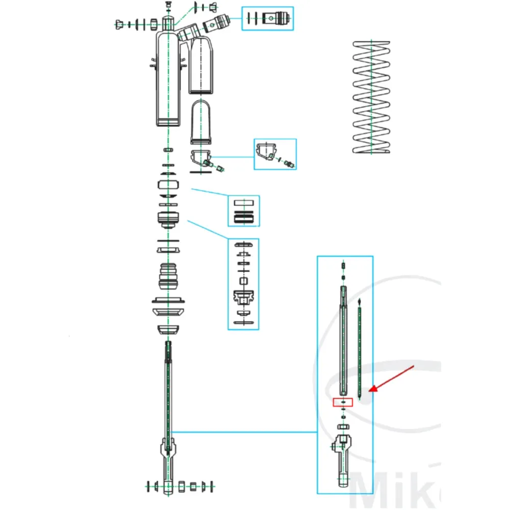O - ring 2X9mm KAYABA for: Kymco People, Super Dink, Downtown,