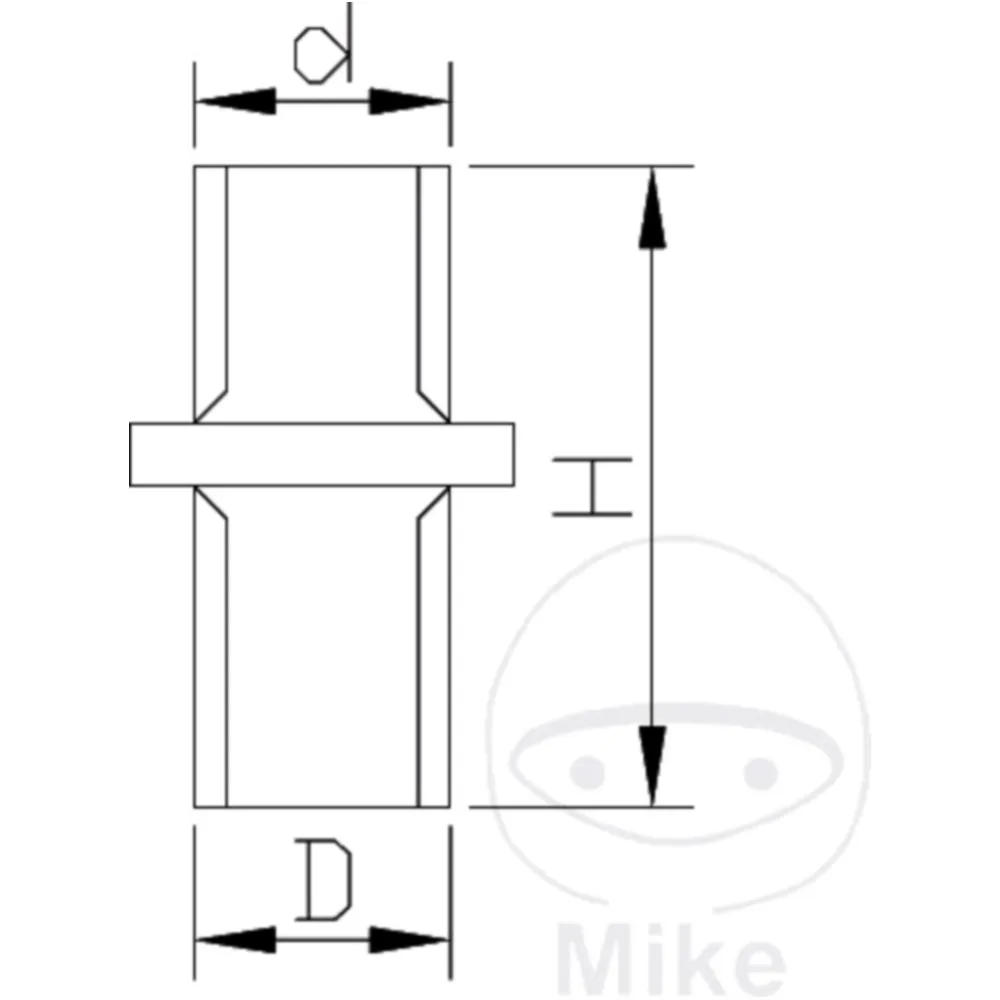 Ventil mit O-Ring 8X8X21 KYB_0