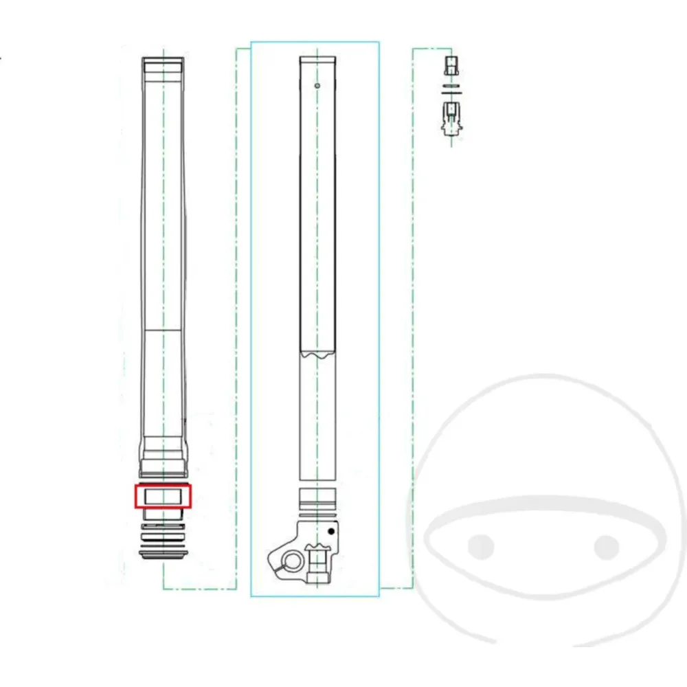 Gleitbuchsen Satz Gabel Kayaba 110044300402_1