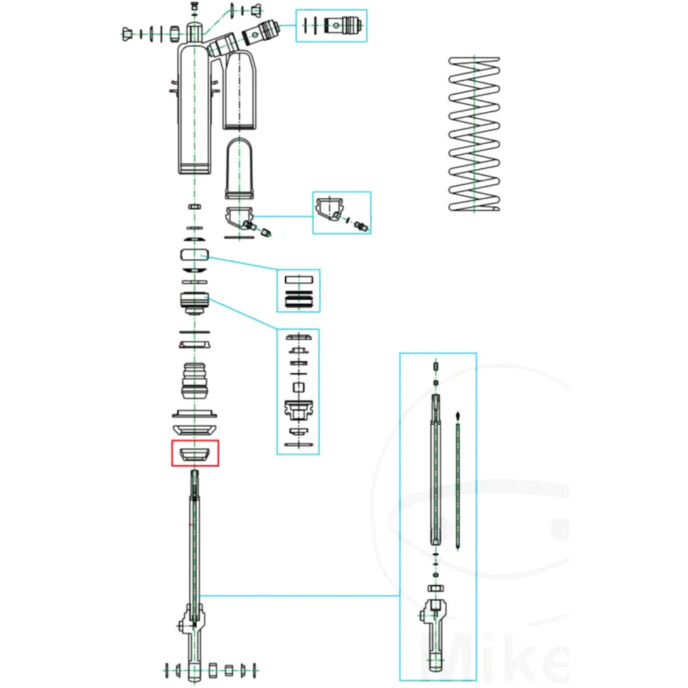 GUIDE KAYABA FOR BUMP STOP SHOCK ABSORBER_0