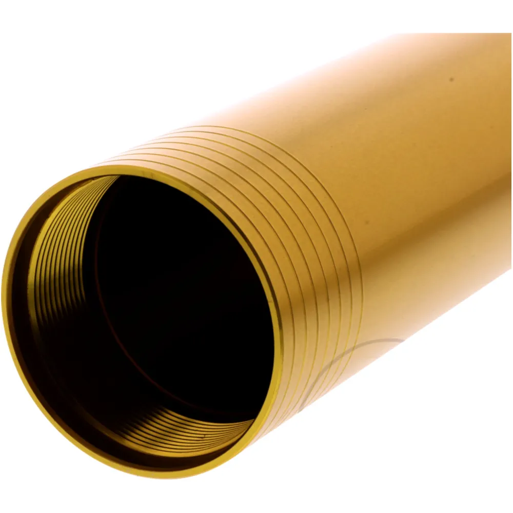 Fork leg outer aluminium JMP gold for: Aprilia Tuono, RSV4_0