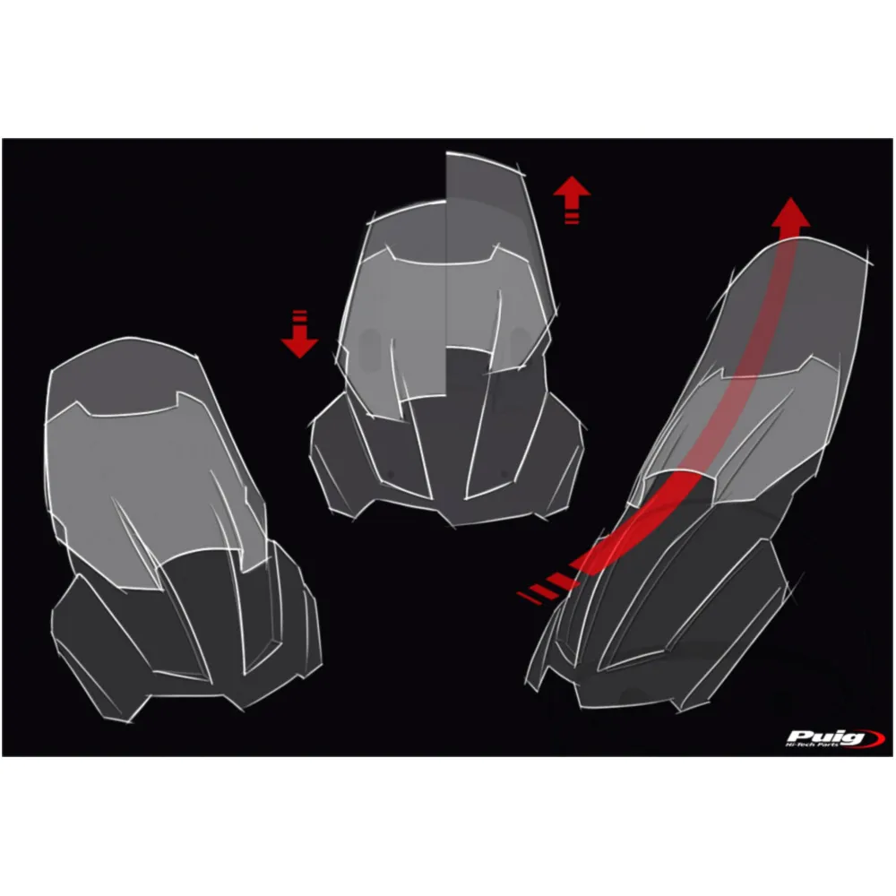 DARK TOURING SCREEN PUIG NEW GENERATION for Nakedbikes_0
